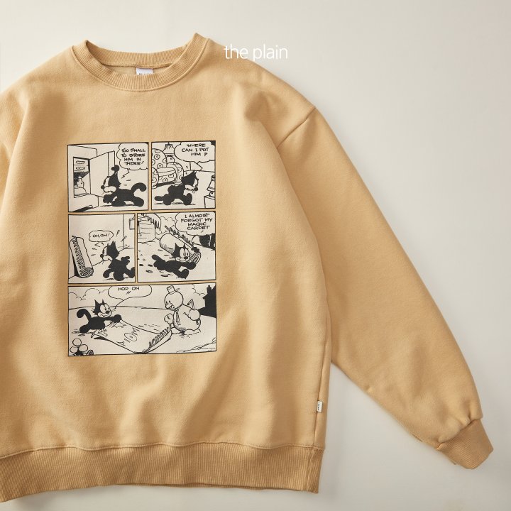 Plain - Korean Women Fashion - #momslook - Cartoon Sweatshirt (Mom) - 9
