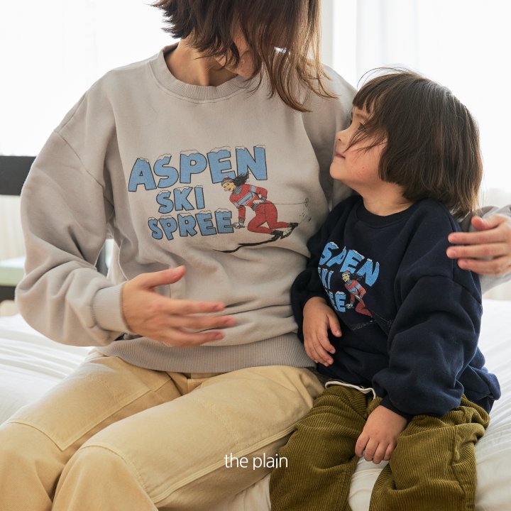 Plain - Korean Women Fashion - #momslook - Ski Sweatshirt (Mom) - 3