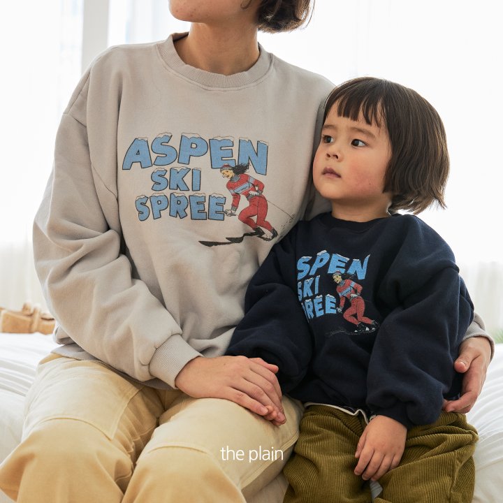 Plain - Korean Women Fashion - #momslook - Ski Sweatshirt (Mom) - 5