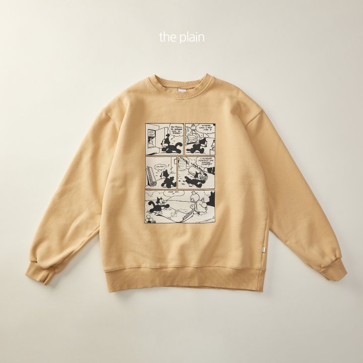 Plain - Korean Women Fashion - #womensfashion - Cartoon Sweatshirt (Mom) - 10