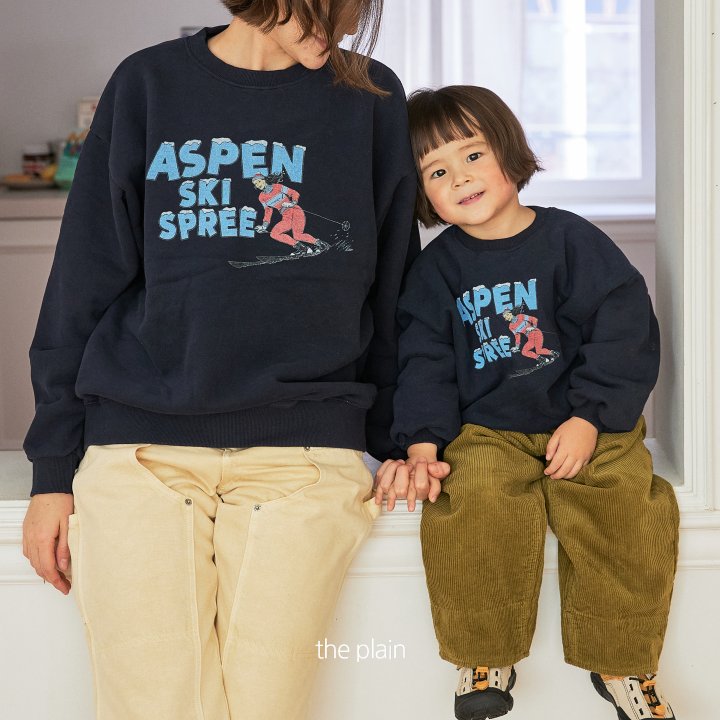 Plain - Korean Women Fashion - #womensfashion - Ski Sweatshirt (Mom) - 2