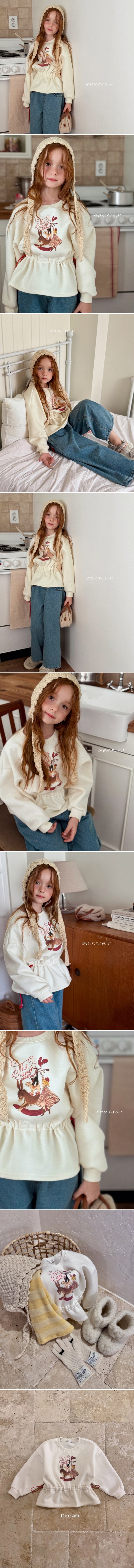 Poisson - Korean Children Fashion - #kidsstore - Merry String Sweatshirt - 2