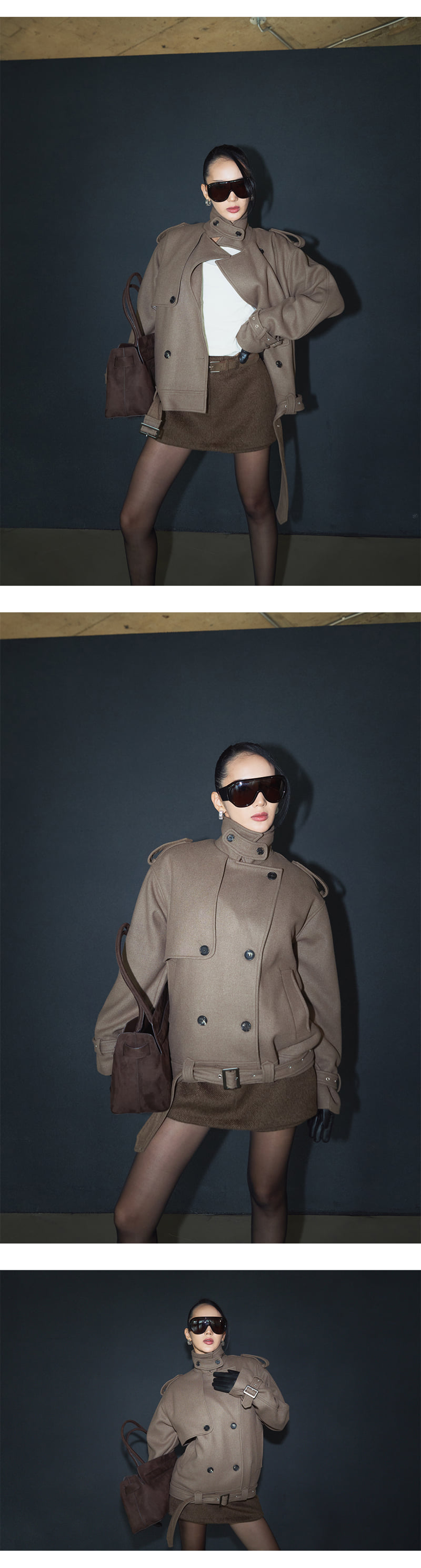 Project Wave - Korean Women Fashion - #momslook - Alpha Wool Skirt Pants - 5