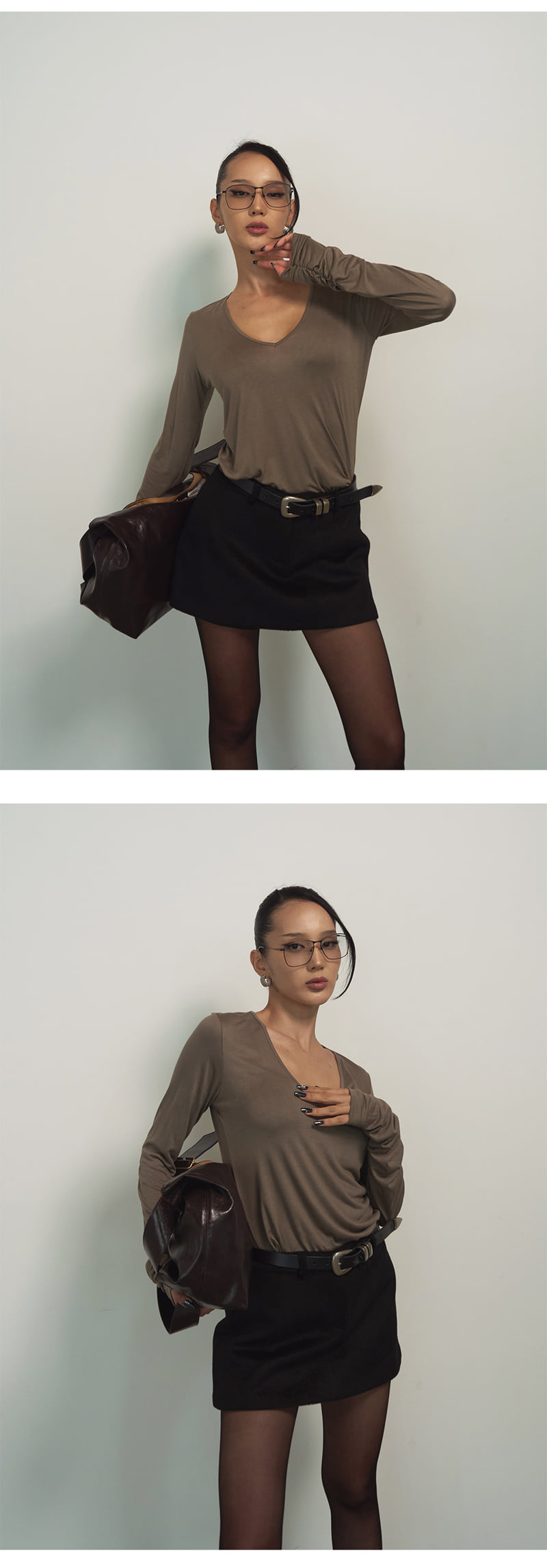 Project Wave - Korean Women Fashion - #momslook - Alpha Wool Skirt Pants - 7