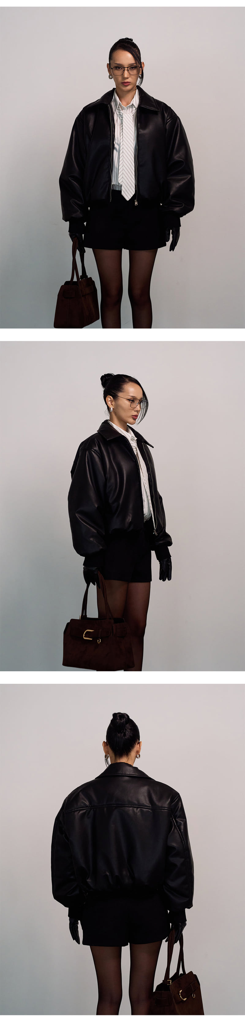 Project Wave - Korean Women Fashion - #womensfashion - Glow Crop Padded Jumper - 4