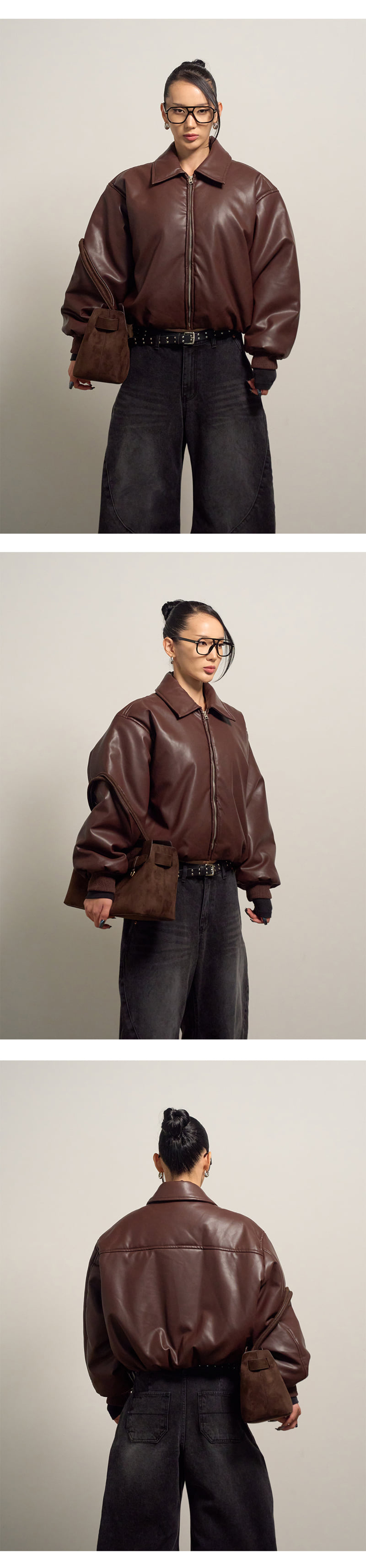 Project Wave - Korean Women Fashion - #momslook - Glow Crop Padded Jumper - 6