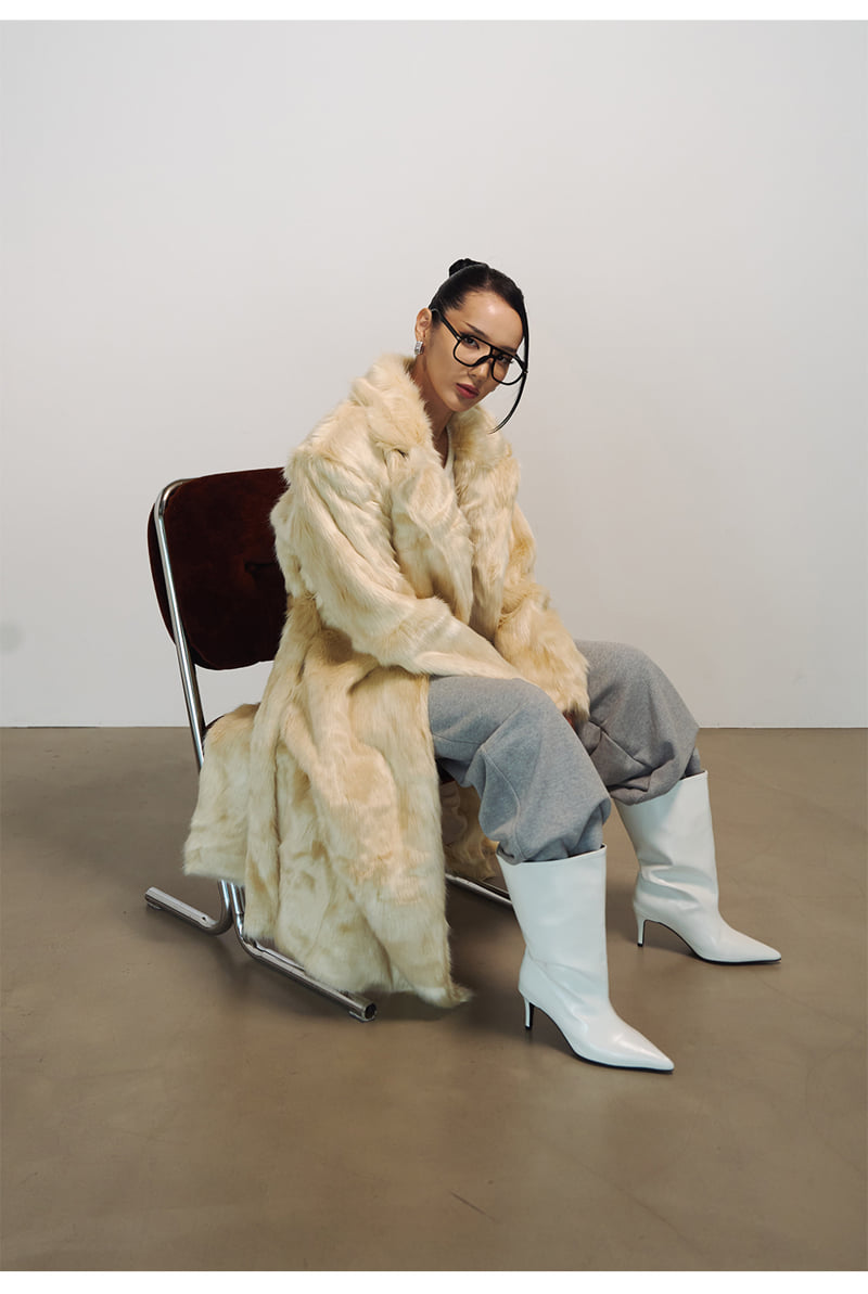 Project Wave - Korean Women Fashion - #momslook - Howl Belt Long Coat - 2