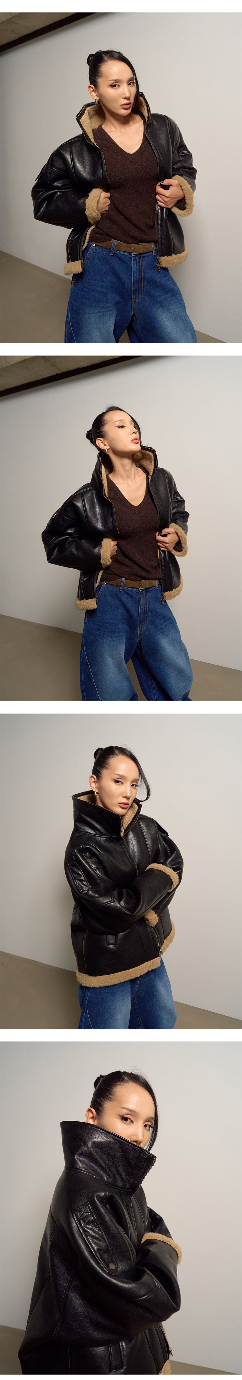 Project Wave - Korean Women Fashion - #momslook - Double Mustang Jumper