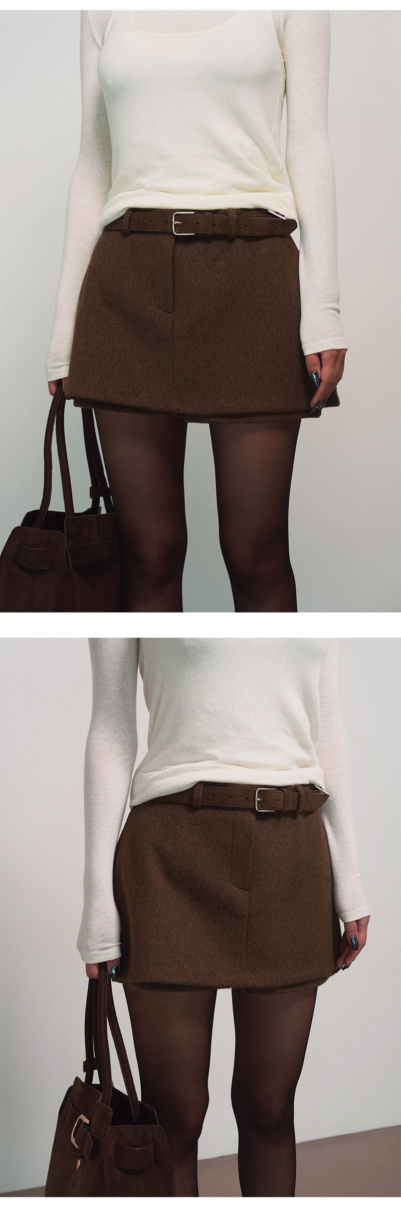 Project Wave - Korean Women Fashion - #thelittlethings - Alpha Wool Skirt Pants - 2