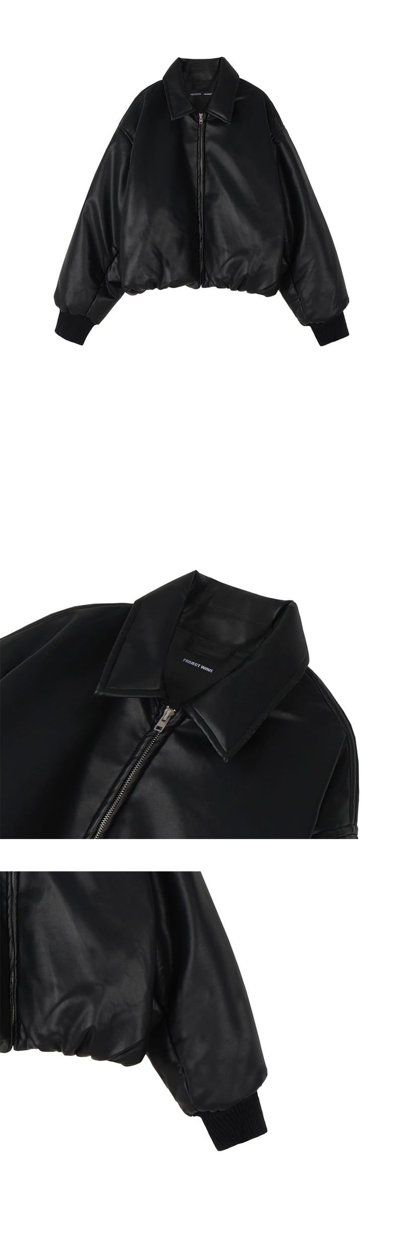 Project Wave - Korean Women Fashion - #womensfashion - Glow Crop Padded Jumper - 7