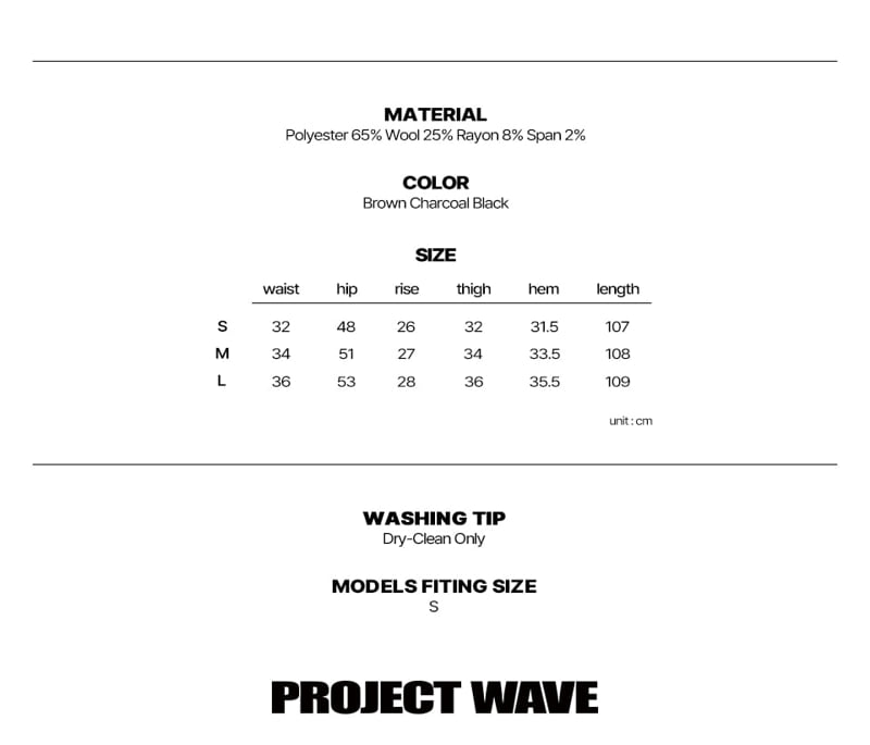 Project Wave - Korean Women Fashion - #womensfashion - Classic Pintuck Wool Wide Slacks - 9