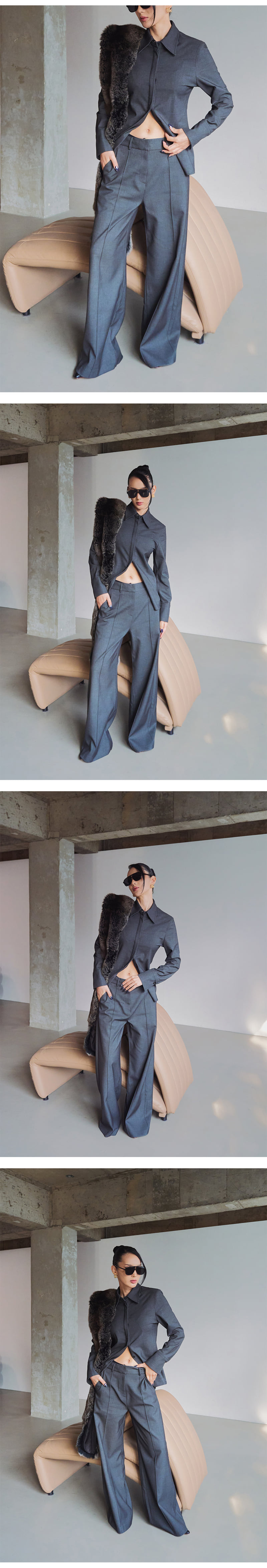 Project Wave - Korean Women Fashion - #womensfashion - Classy Slim Shirt - 2