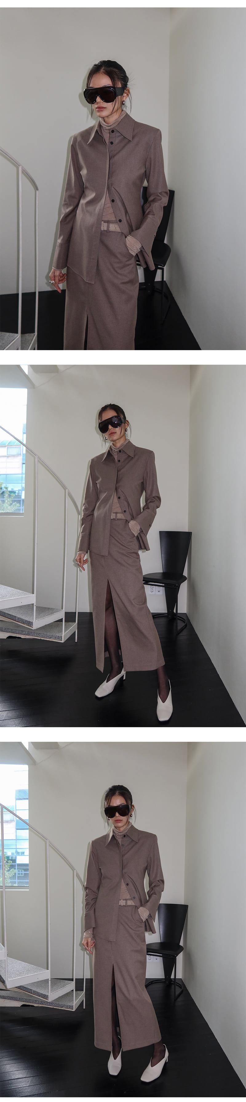Project Wave - Korean Women Fashion - #womensfashion - Classy Slim Shirt - 6