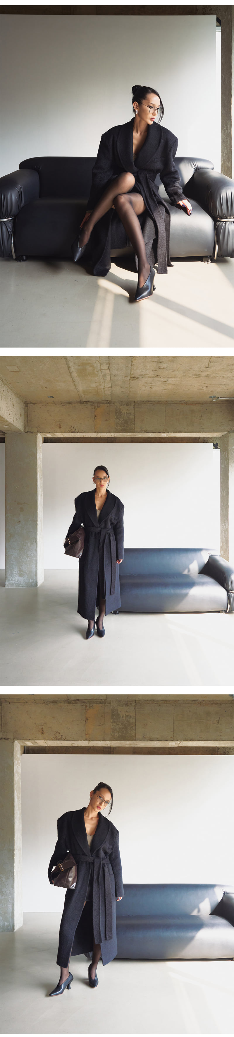 Project Wave - Korean Women Fashion - #womensfashion - Suri Alpaca Handmade Robe Coat - 3