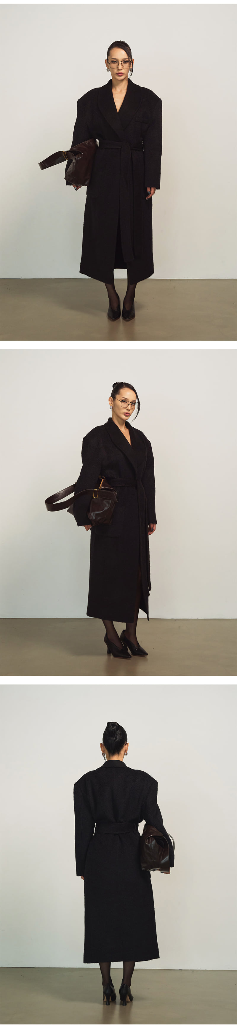 Project Wave - Korean Women Fashion - #womensfashion - Suri Alpaca Handmade Robe Coat - 5