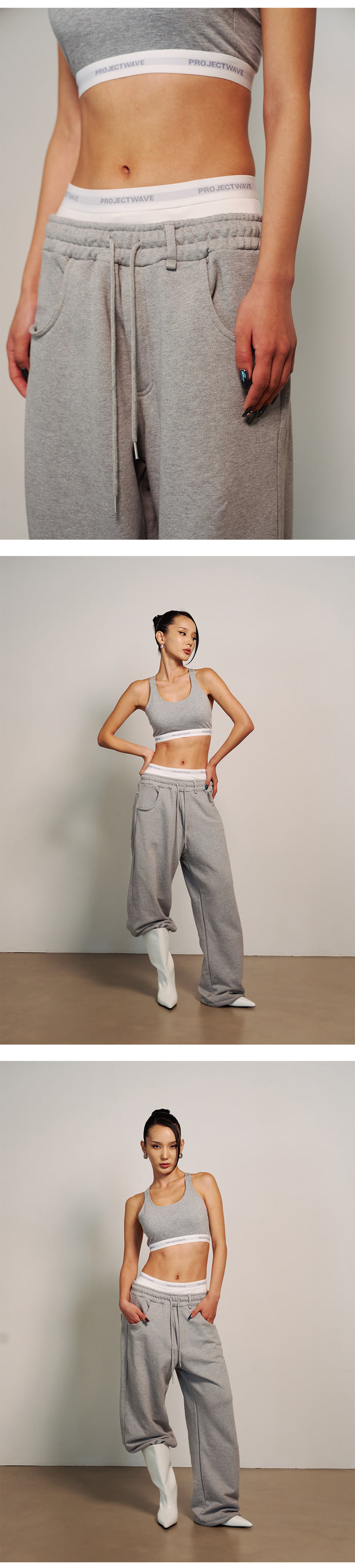 Project Wave - Korean Women Fashion - #momslook - Underwear Layered Training Pants - 4