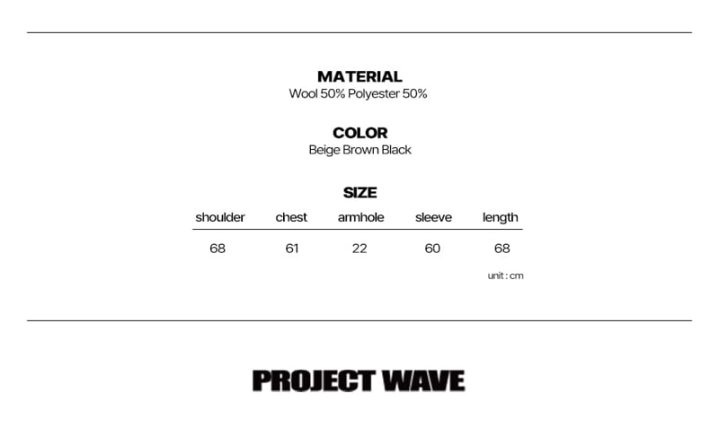 Project Wave - Korean Women Fashion - #womensfashion - Most Wool Half Coat - 11