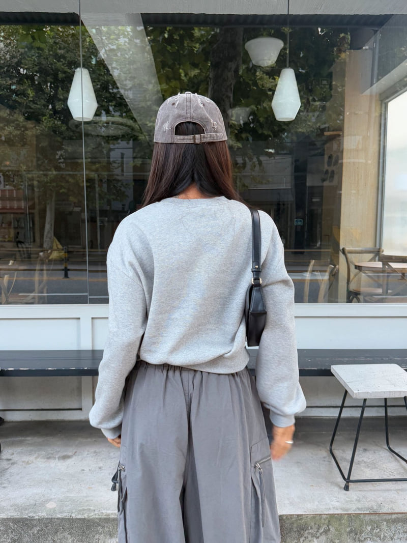 Queensmade - Korean Women Fashion - #momslook - England Crop Sweatshirt - 8