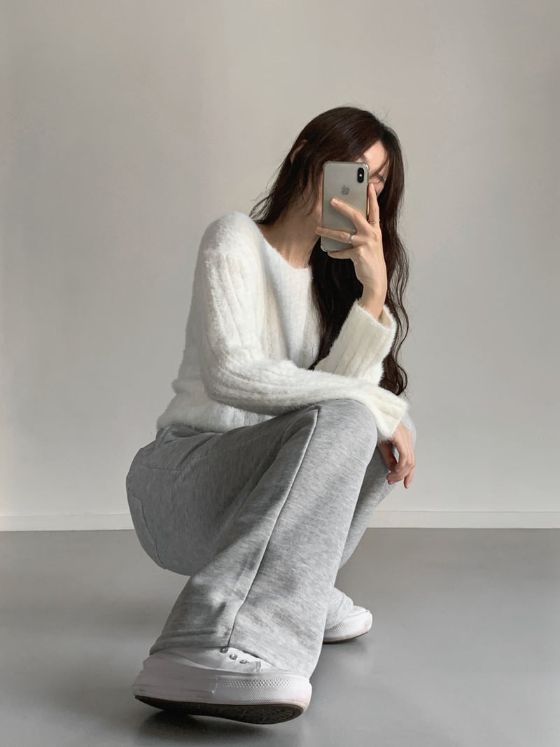 Fleece Bootcut Pants by Queensmade for Women - view 4