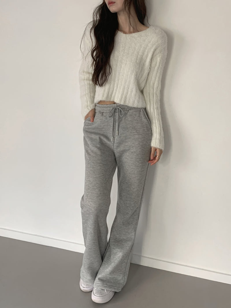 Fleece Bootcut Pants by Queensmade for Women - view 8
