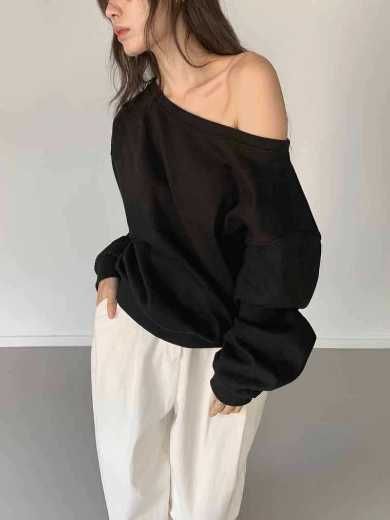 Queensmade - Korean Women Fashion - #womensfashion - Joy Off Shoulder Tee - 10