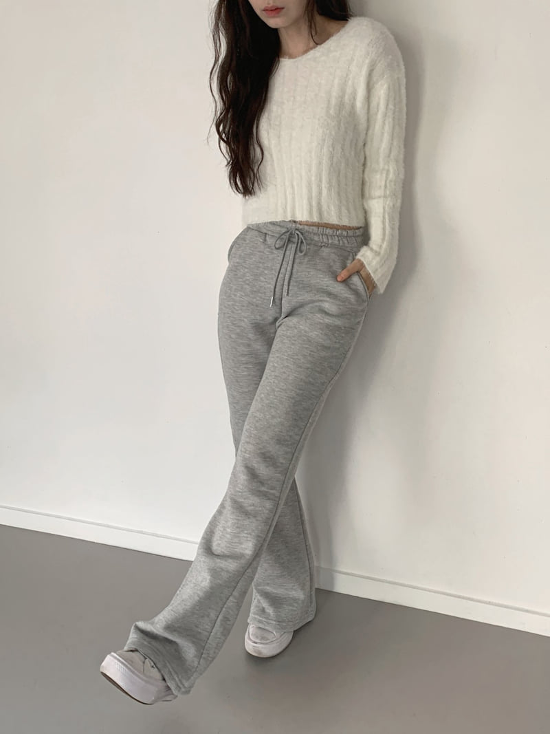 Fleece Bootcut Pants by Queensmade for Women - view 7