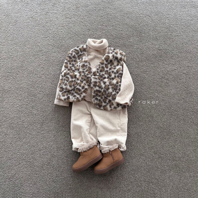 Raker - Korean Baby Fashion - #babyboutique - Wool Angora Turtleneck Tee - 4