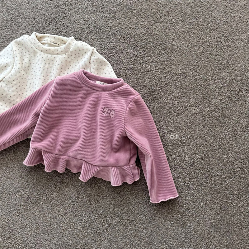 Raker - Korean Baby Fashion - #babyboutiqueclothing - Ribbed Mink Tee