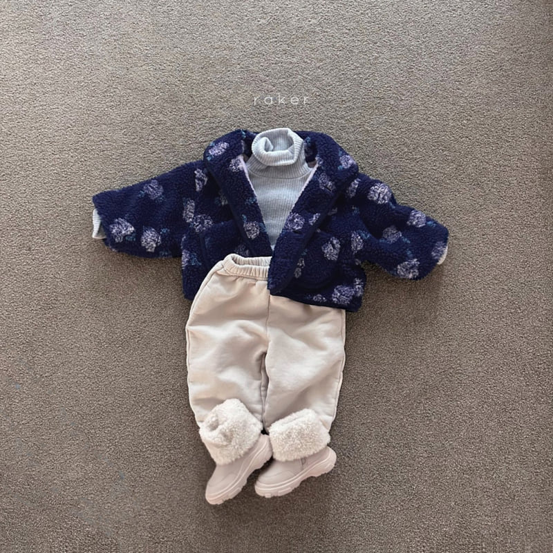 Raker - Korean Baby Fashion - #babyclothing - Wool Angora Turtleneck Tee - 5