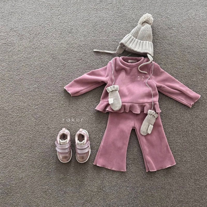 Raker - Korean Baby Fashion - #babyfashion - Ribbed Mink Tee - 3