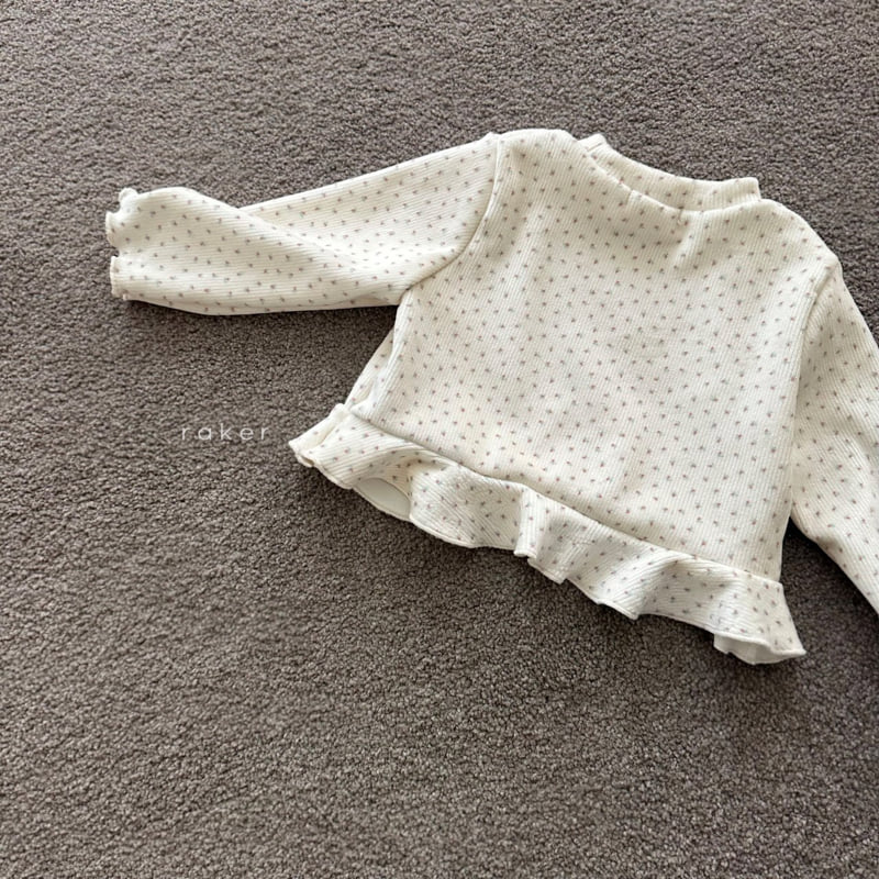 Raker - Korean Baby Fashion - #babygirlfashion - Ribbed Mink Tee - 5