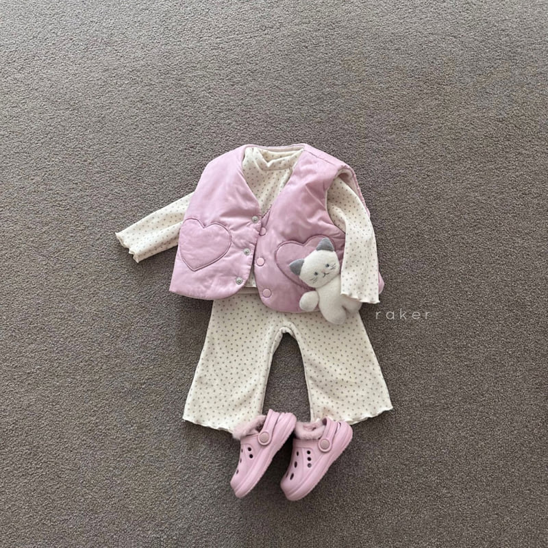 Raker - Korean Baby Fashion - #babylifestyle - Ribbed Mink Tee - 6