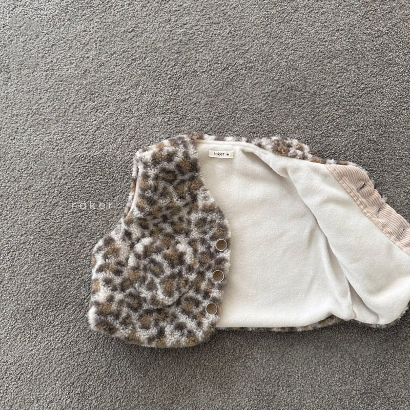 Raker - Korean Baby Fashion - #babyoutfit - Heart Pocket Vest - 3