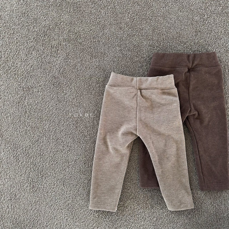 Raker - Korean Baby Fashion - #onlinebabyboutique - Jjangjjing Brushed Leggings - 2