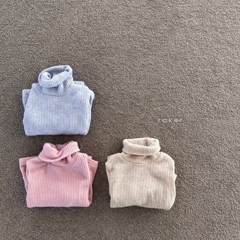Raker - Korean Baby Fashion - #onlinebabyshop - Wool Angora Turtleneck Tee
