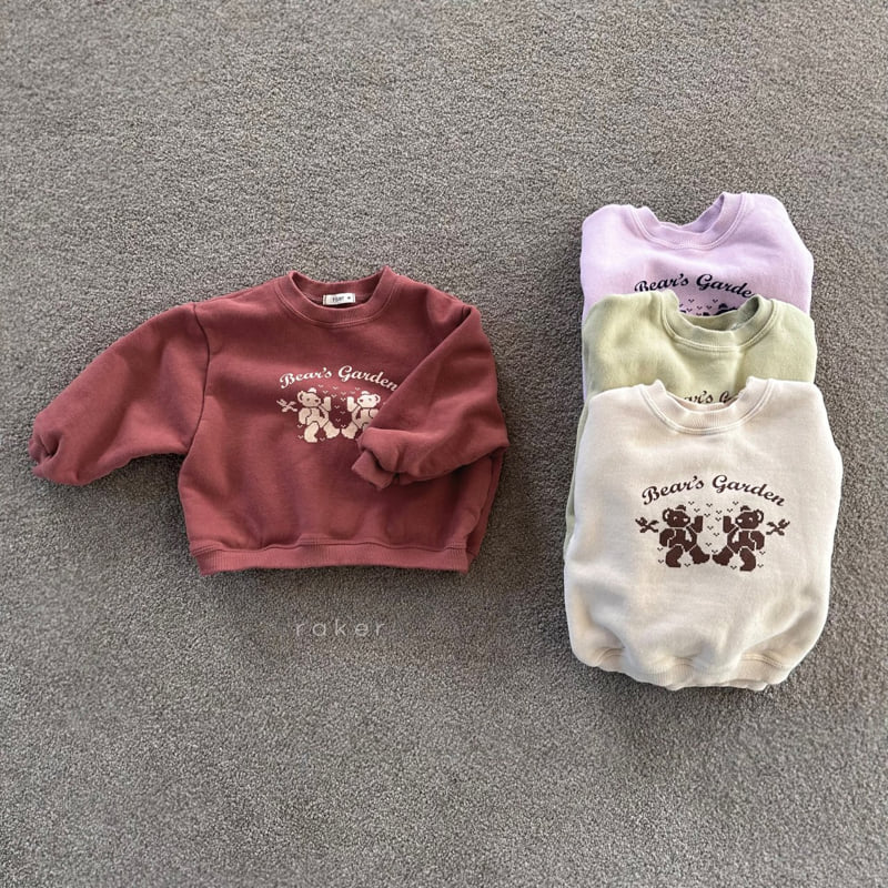 Raker - Korean Children Fashion - #discoveringself - Bear Garden Sweatshirt