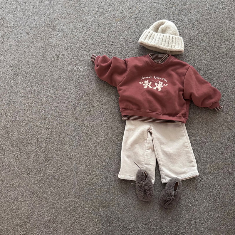 Raker - Korean Children Fashion - #kidzfashiontrend - Bear Garden Sweatshirt - 5