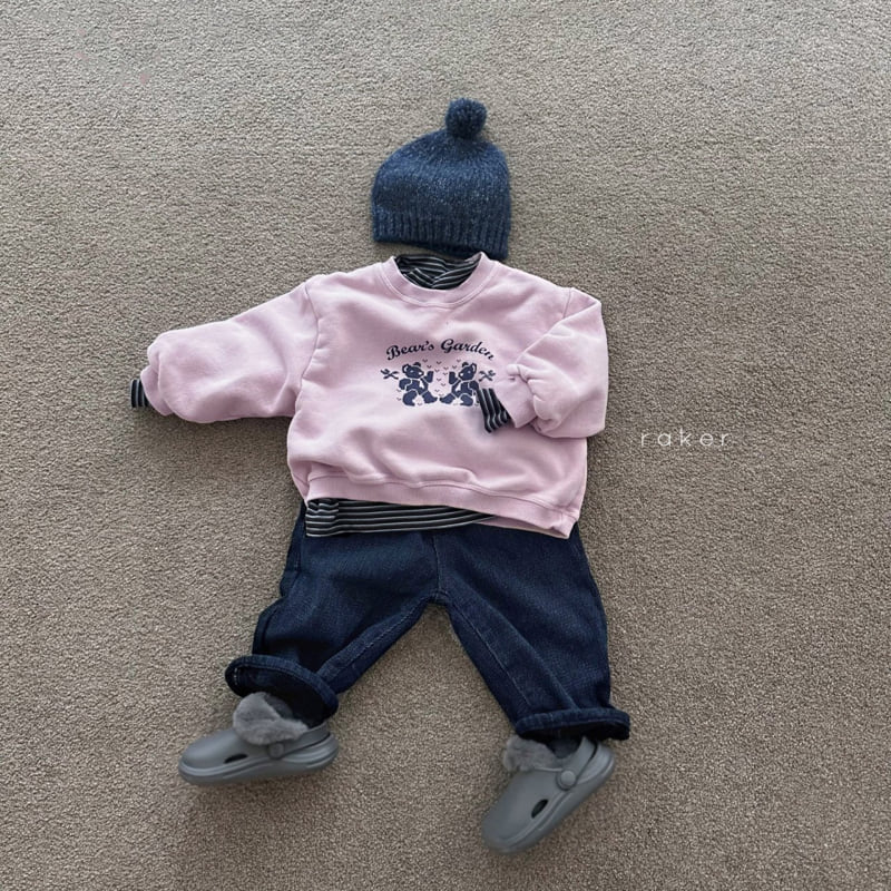 Raker - Korean Children Fashion - #magicofchildhood - Bear Garden Sweatshirt - 8