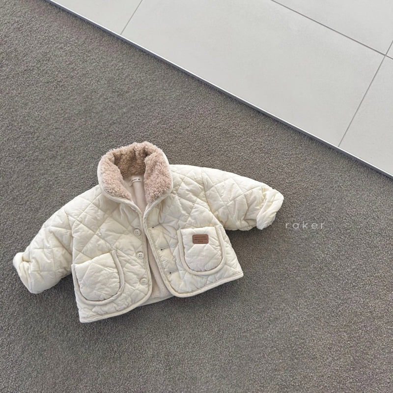 Raker - Korean Children Fashion - #minifashionista - Collar Padded Jacket