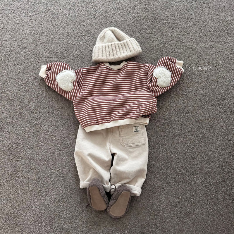 Raker - Korean Children Fashion - #prettylittlegirls - Berry Corduroy Pants - 7