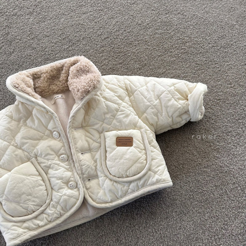 Raker - Korean Children Fashion - #prettylittlegirls - Collar Padded Jacket - 2