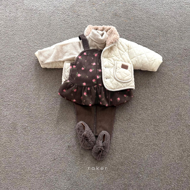 Raker - Korean Children Fashion - #stylishchildhood - Collar Padded Jacket - 5