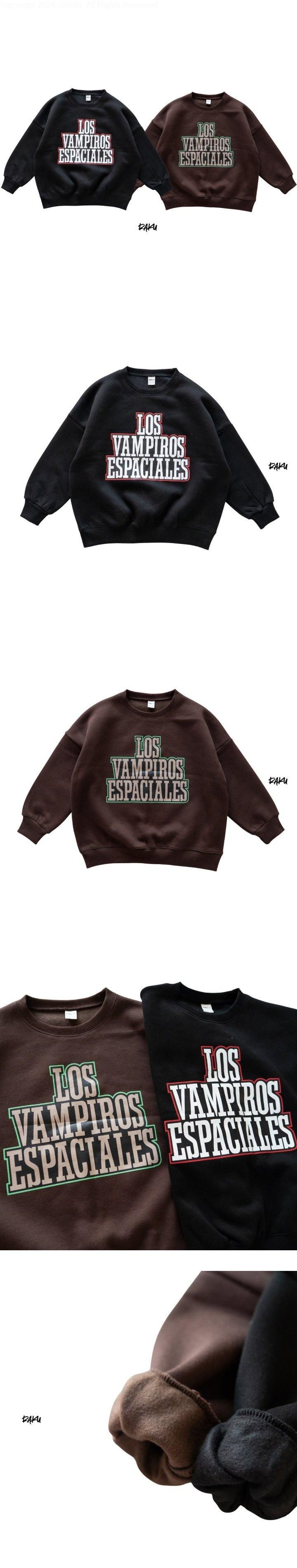 Raku - Korean Children Fashion - #minifashionista - Space Sweatshirt