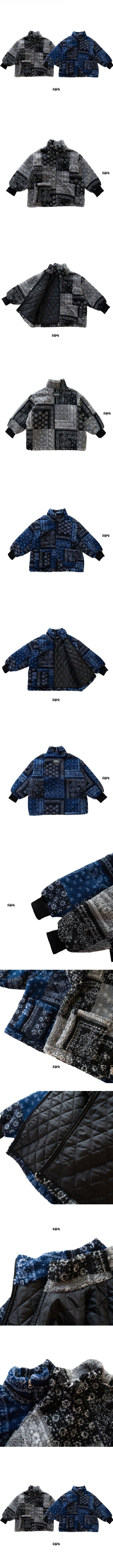 Raku - Korean Children Fashion - #prettylittlegirls - Bandana Zip-Up