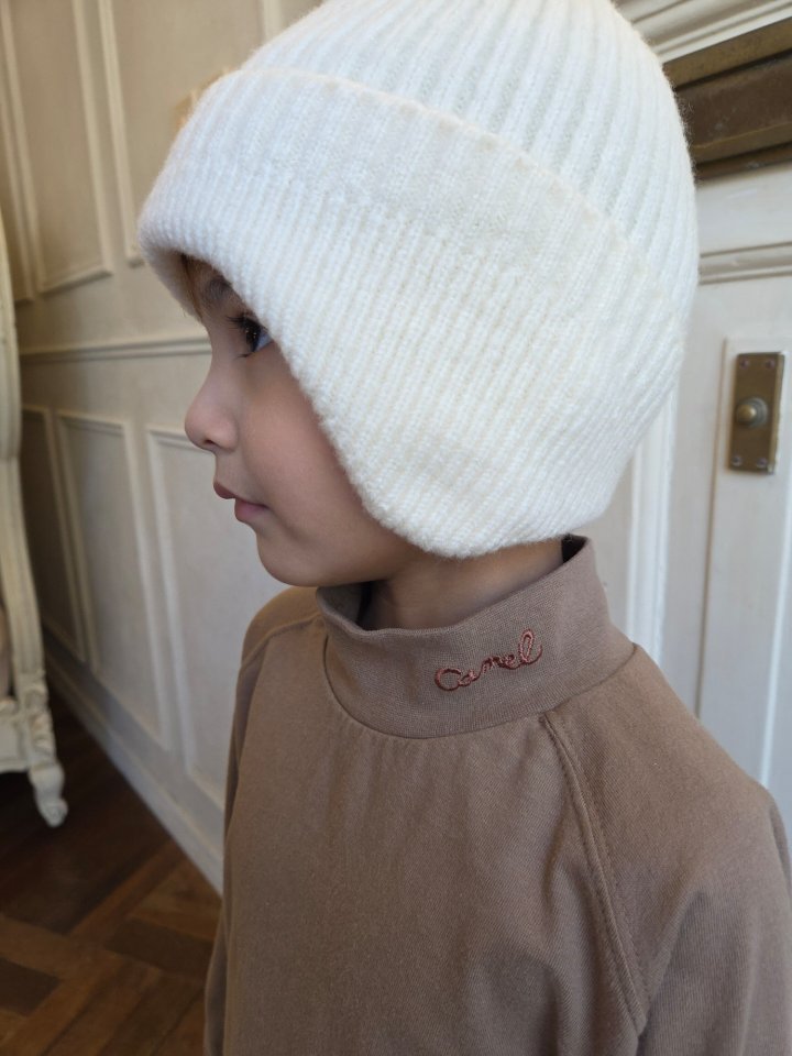 Raleelounge - Korean Children Fashion - #Kfashion4kids - Camel Turtleneck Tee - 6