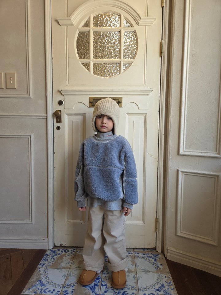 Raleelounge - Korean Children Fashion - #Kfashion4kids - Boa Rib Sweatshirt - 2