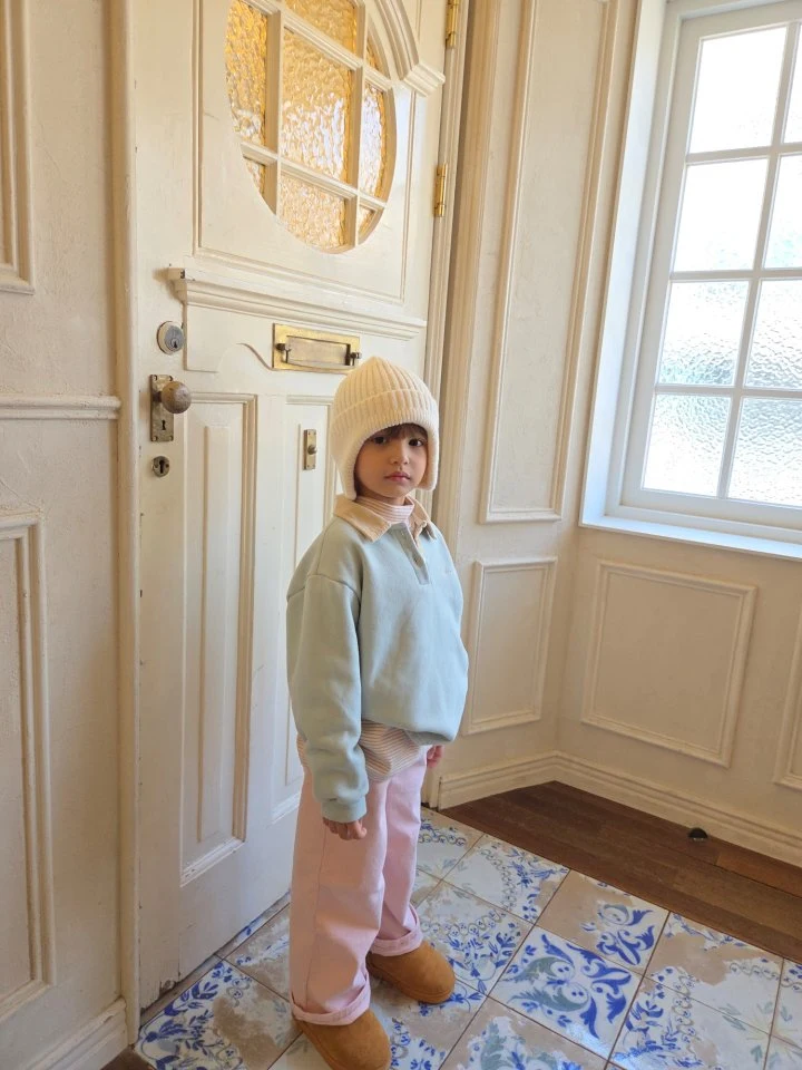 Raleelounge - Korean Children Fashion - #stylishchildhood - Corduroy Collar Tee 2 - 4