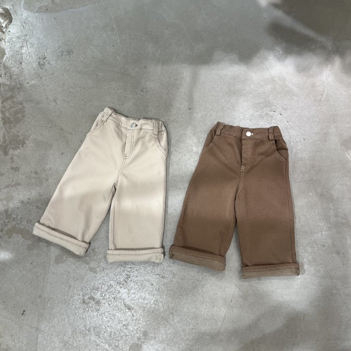 Raleelounge - Korean Children Fashion - #childofig - N Span Fleece Pants - 7