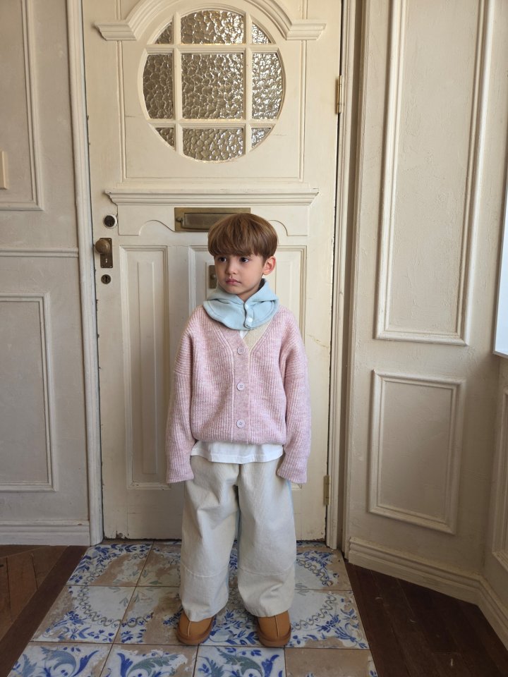 Raleelounge - Korean Children Fashion - #childrensboutique - Cozy Wool Color Cardigan