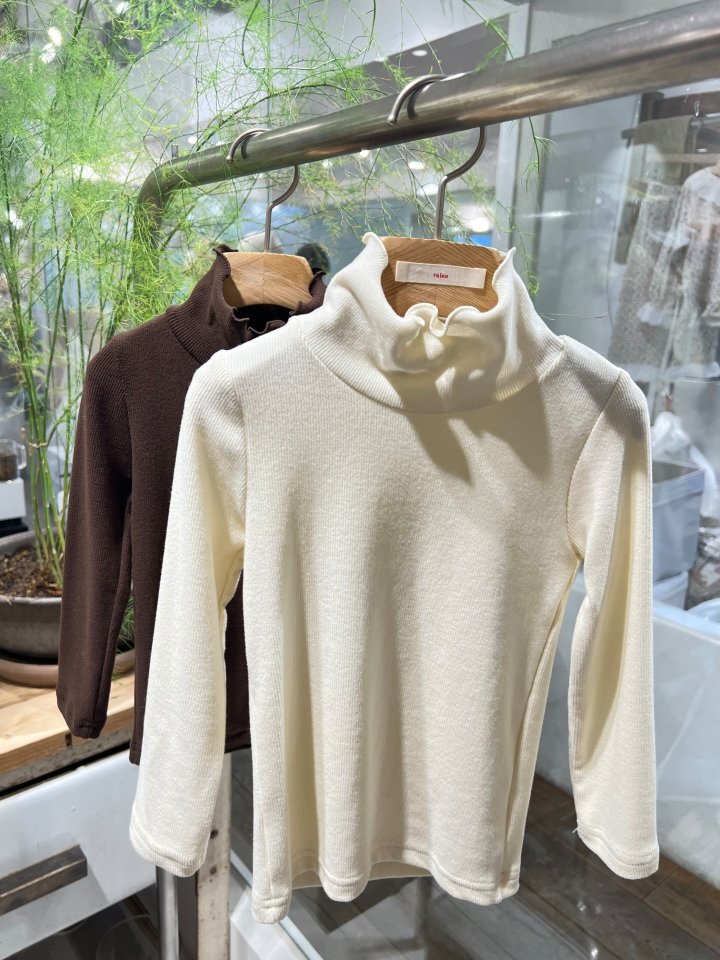 Raleelounge - Korean Children Fashion - #childrensboutique - Cashmere Rib Turtleneck Tee